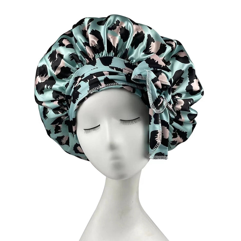 Women's Vintage Style Classic Style Leopard Eaveless Nightcap