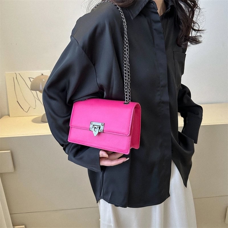 Women's Medium All Seasons Pu Leather Streetwear Shoulder Bag