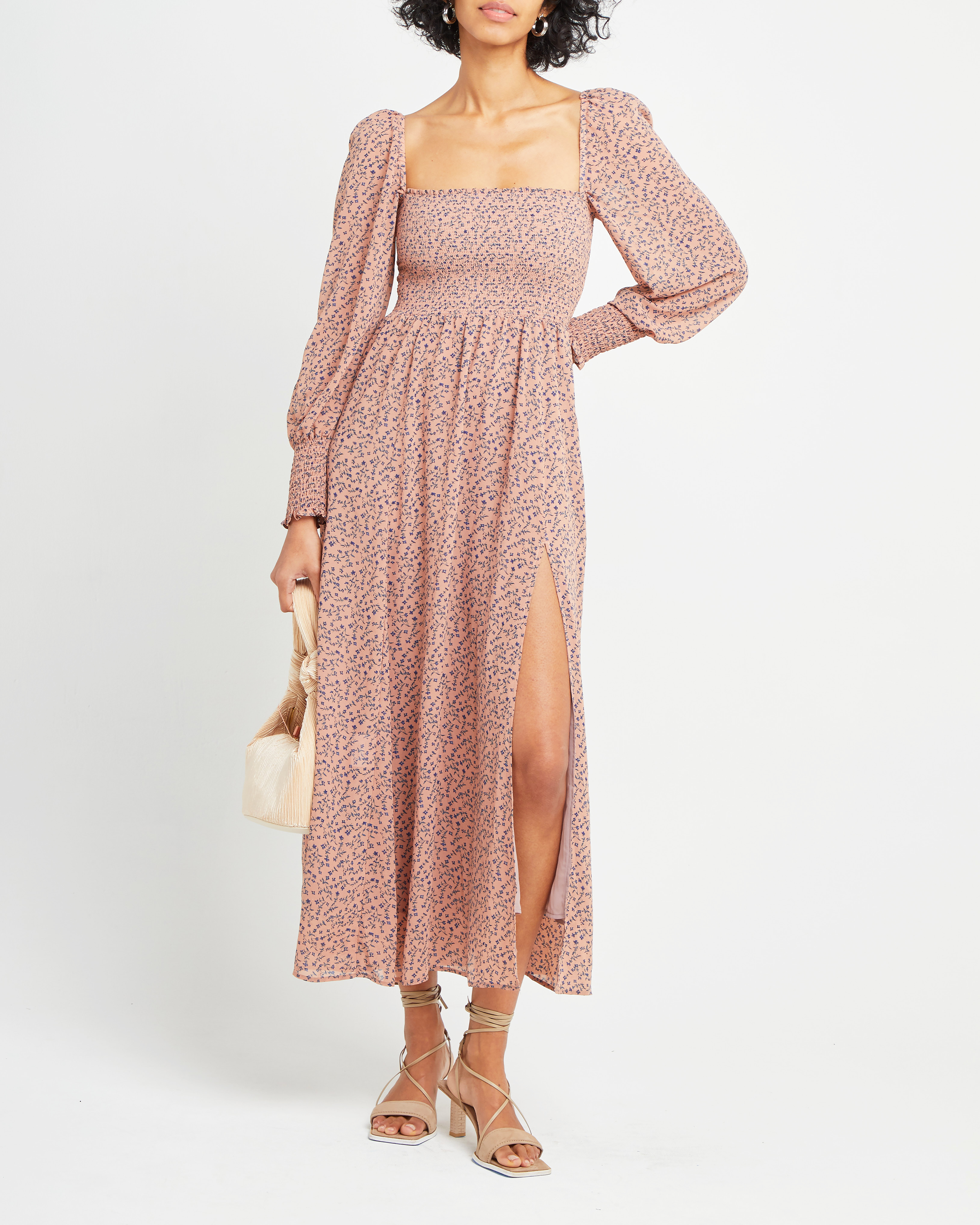 Classic Smocked Maxi Dress