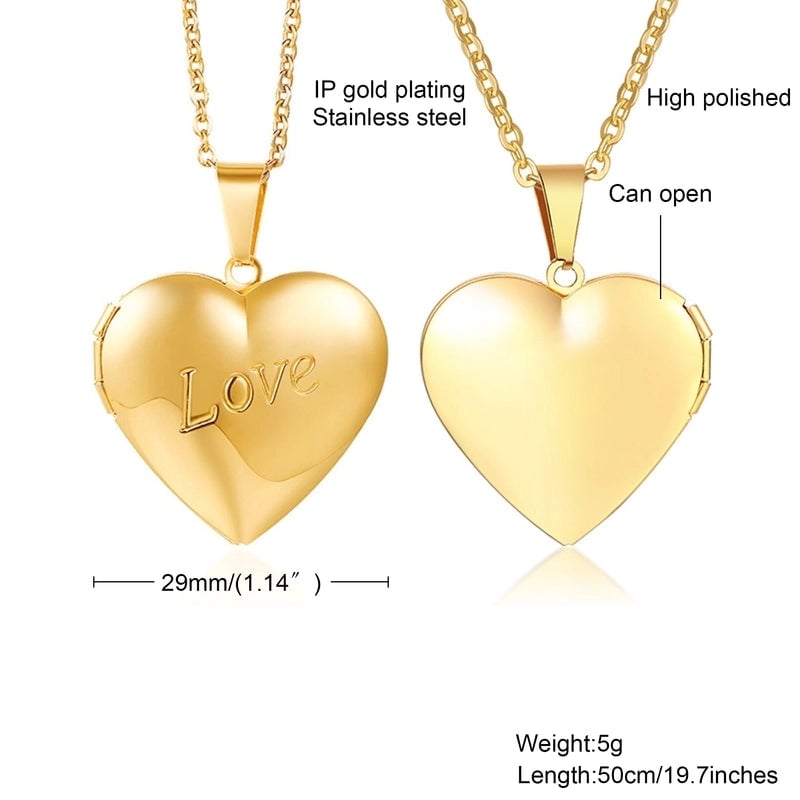 Basic Vintage Style Romantic Heart Shape 201 Stainless Steel 18K Gold Plated