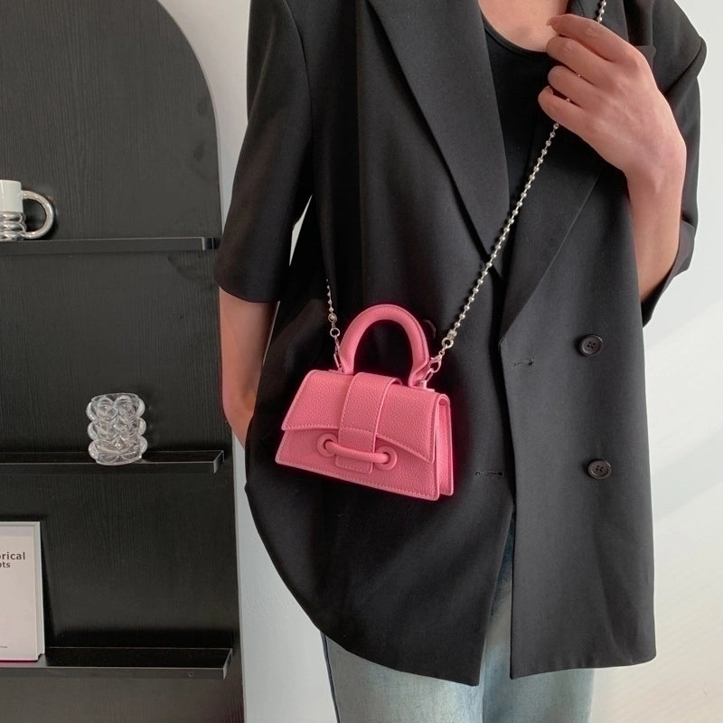 Women's Mini All Seasons Pu Leather Classic Style Handbag