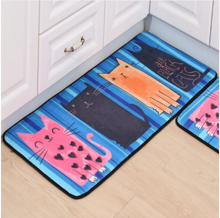 Printed Cat Mat - Antiskid Mat