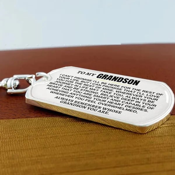 🔥 To My Grandchildren - Remember Whose Grandchildren You Are - Unique Keychain