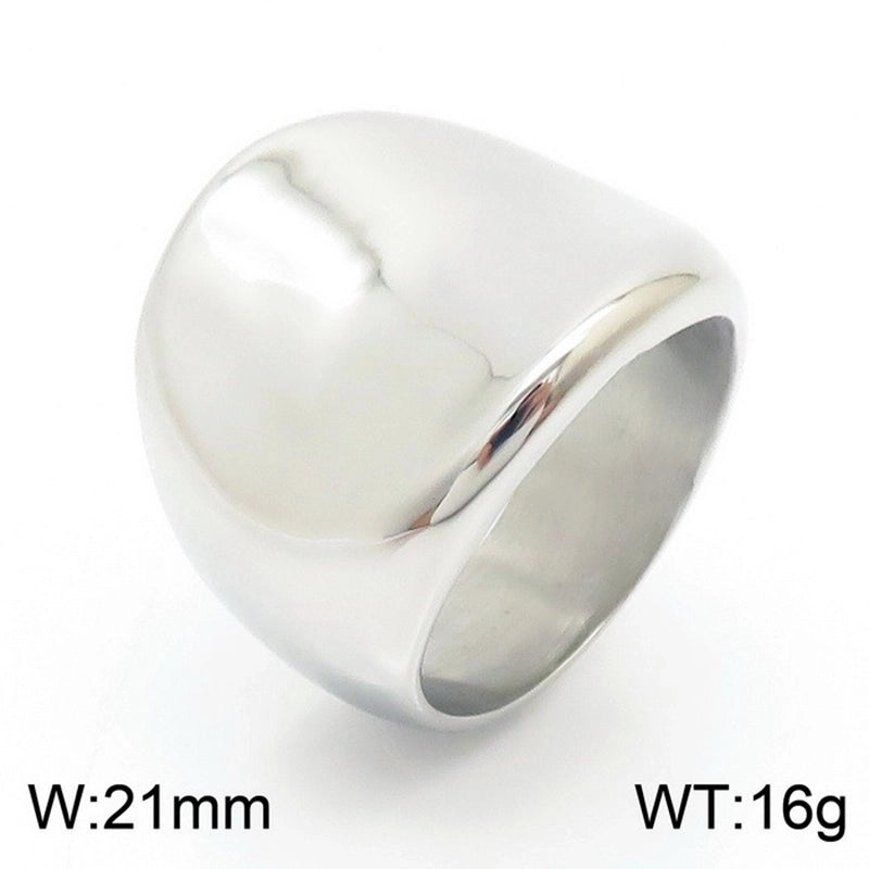 Vintage Style Geometric 304 Stainless Steel 18K Gold Plated Stainless Steel Rings