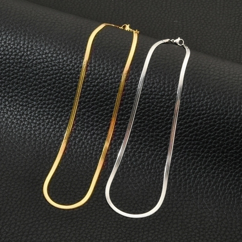 Minimalist Geometric Stainless Steel Plating Necklace