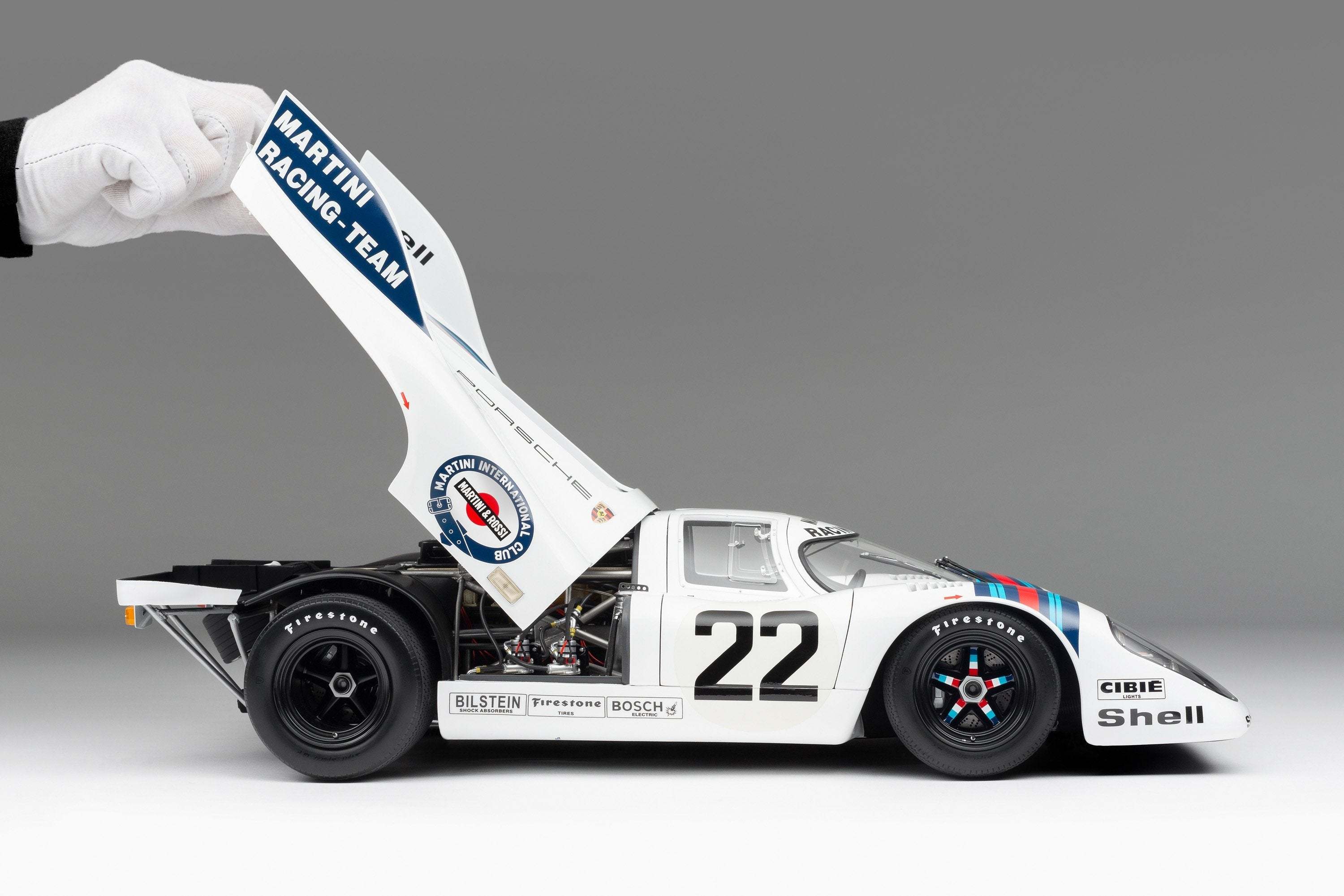 Porsche 917 KH - Ganador de Le Mans 1971 - Decoración Martini