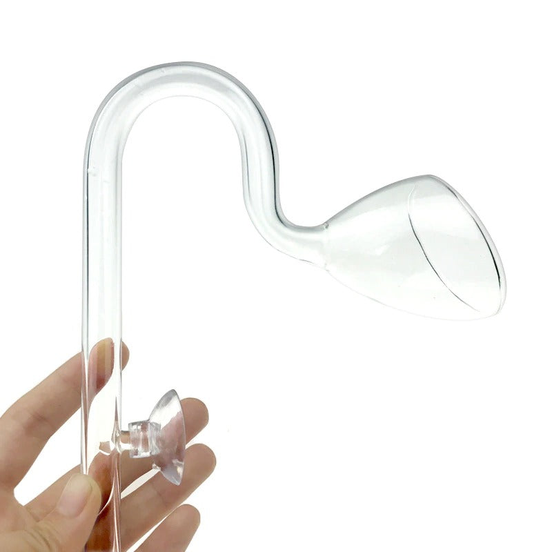 Glass Lily Pipe Tank Filter For Aquarium