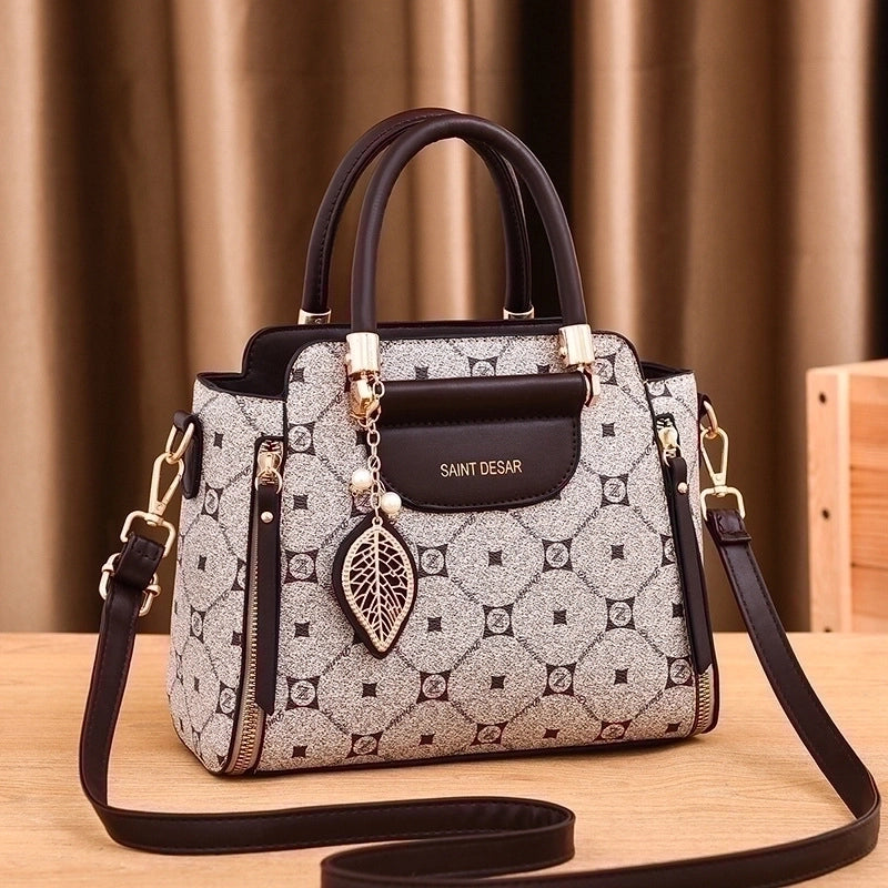 Women's Medium All Seasons Pu Leather Vintage Style Handbag