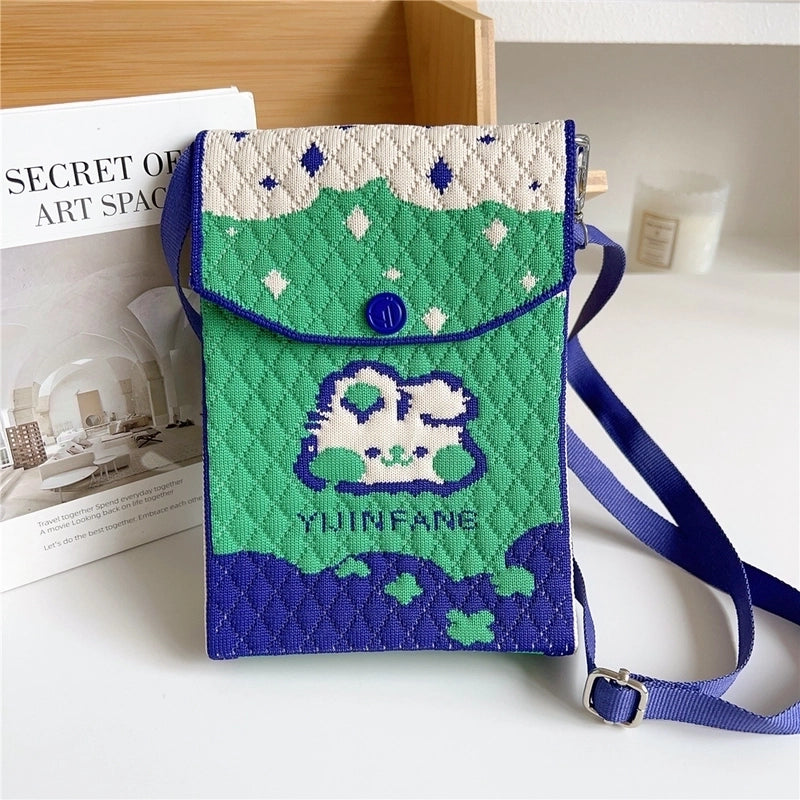 Women's Mini Spring&summer Knit Vacation Shoulder Bag