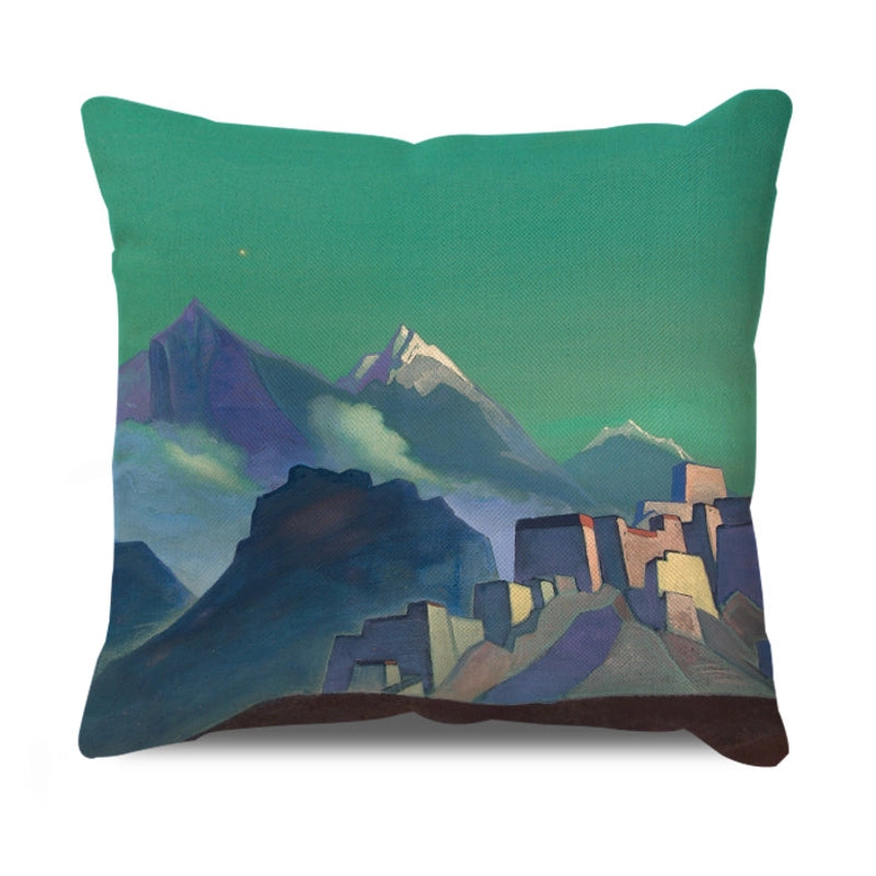Minimalist Landscape Linen Pillow Cases Couch & Sofa Decor