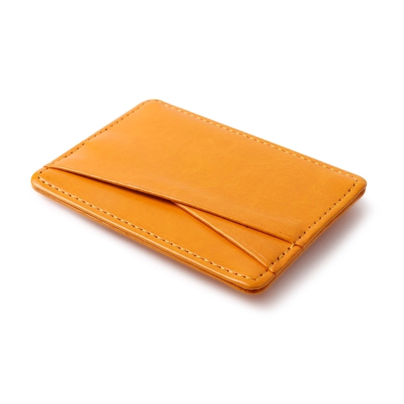 Korean New Fashion Leather Bank Card Storage Gift Id Card Holder