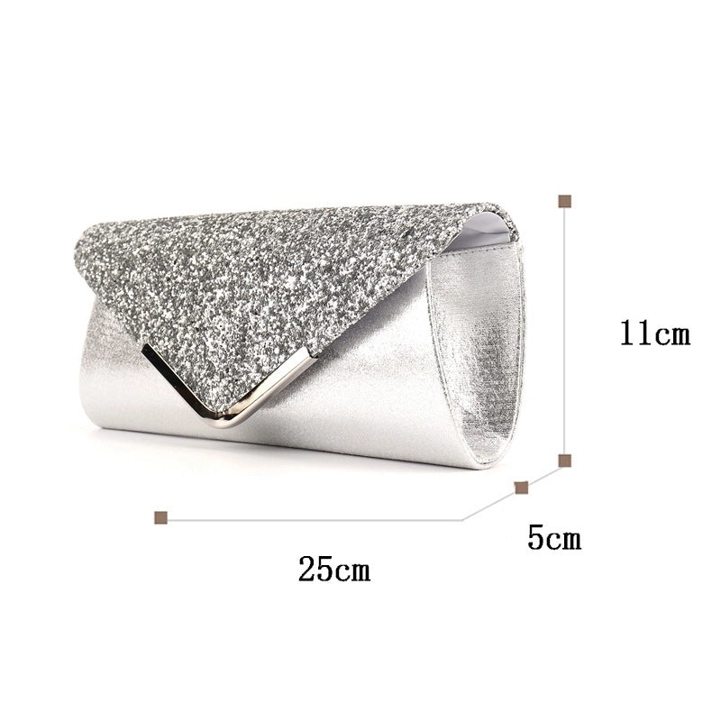 Pu Leather Solid Color Square Evening Bags