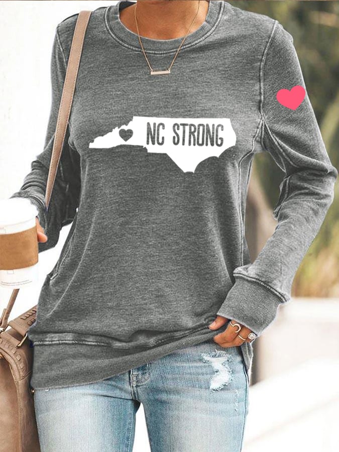 Women's Florida Strong Print Sweatshirt