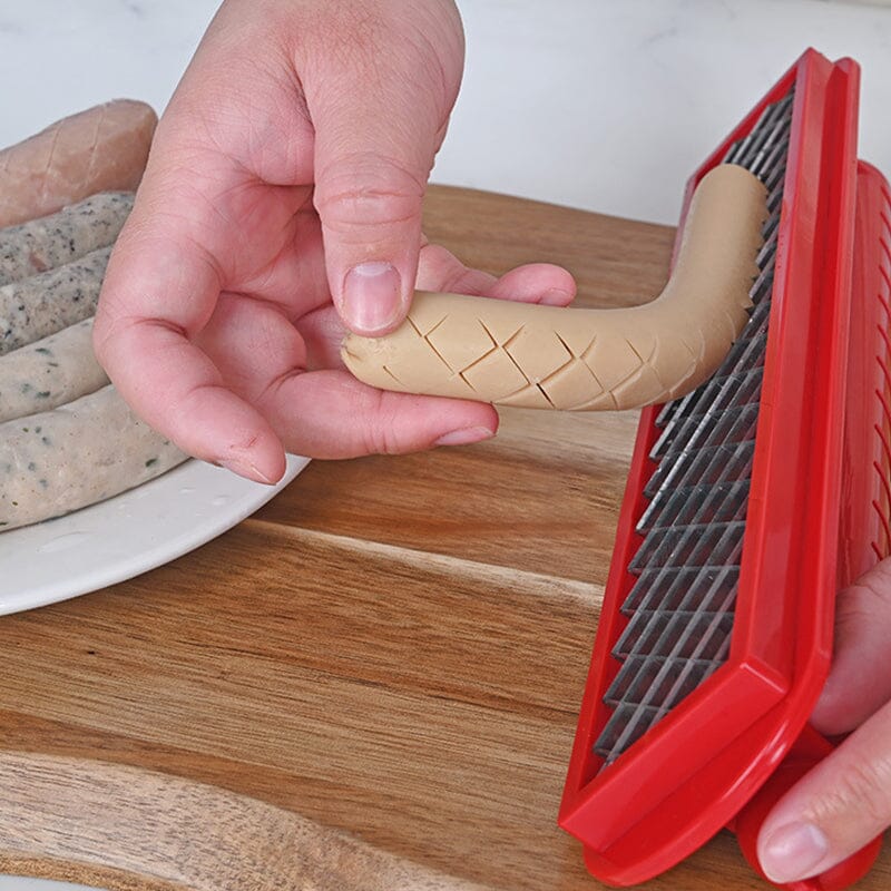 Perfect Criss-Cross Slots Hotdogs Slicer