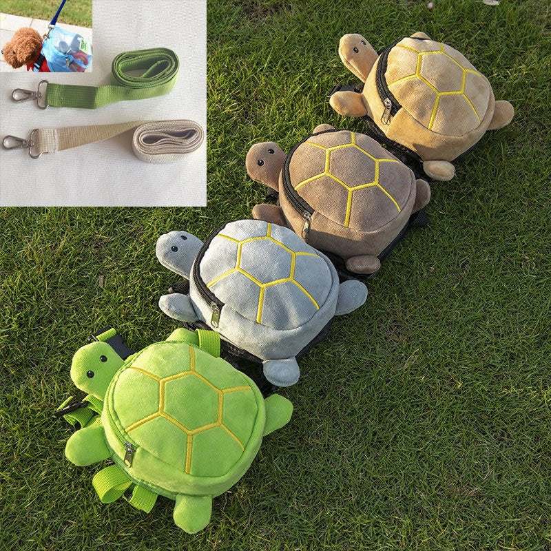 Cartoon Style Polyester Tortoise Pets Backpack