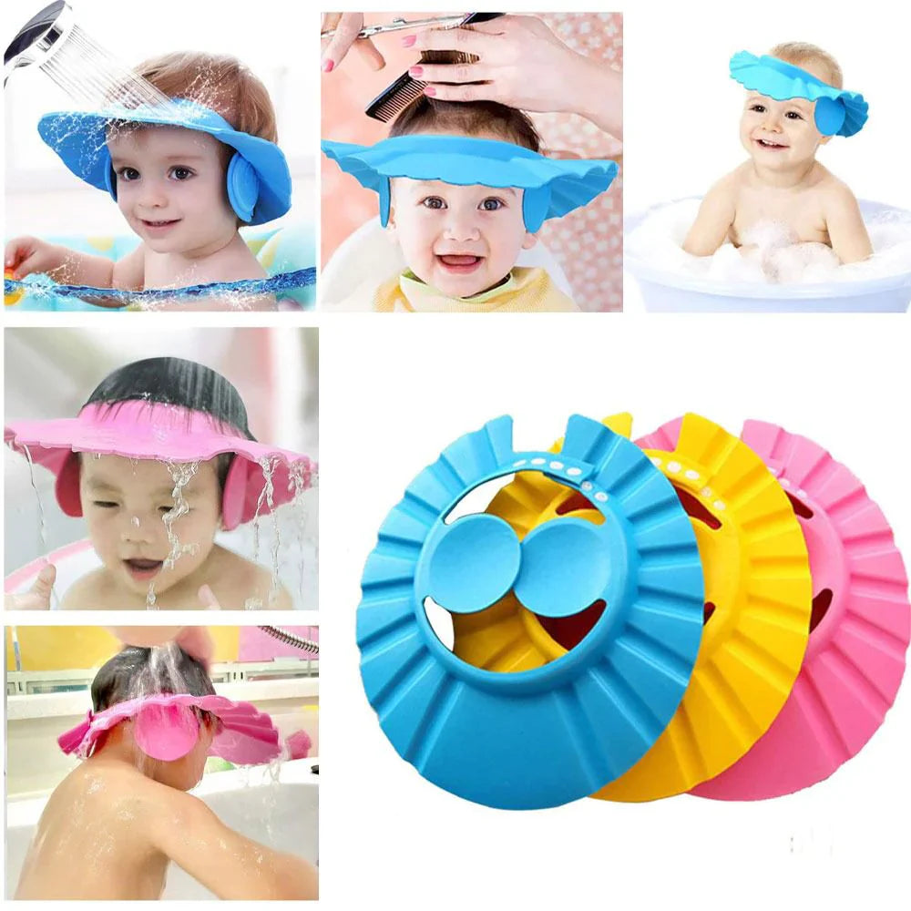 Baby Shower Cap With Ear Protection