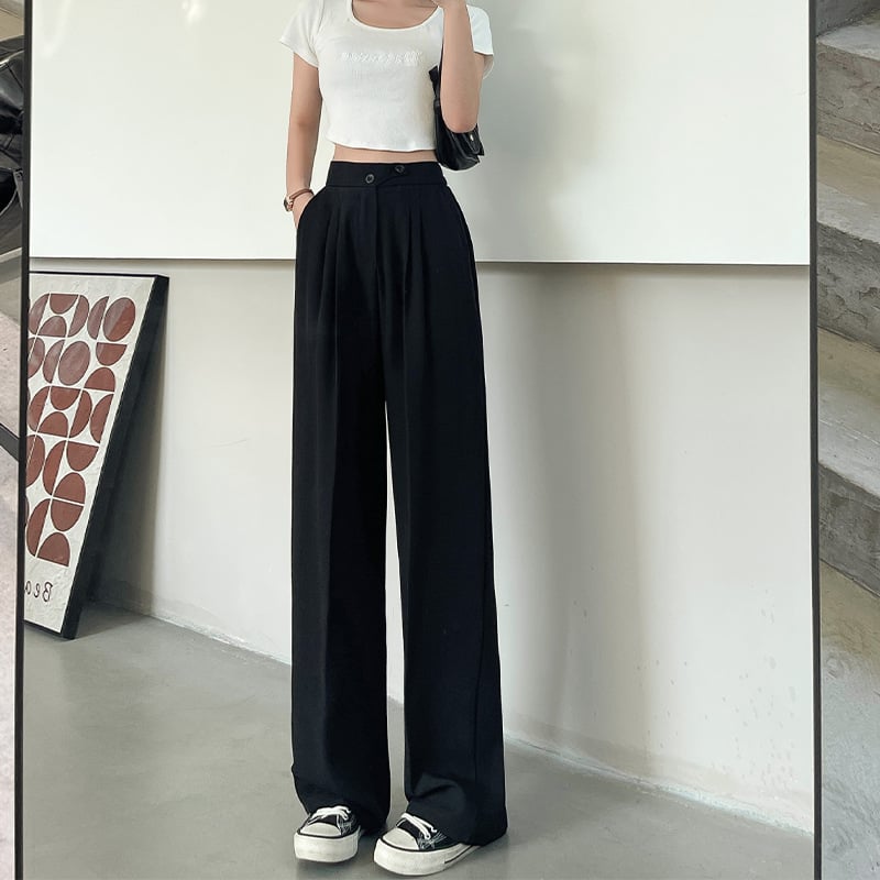 Woman's Casual Full-Length Loose Pants