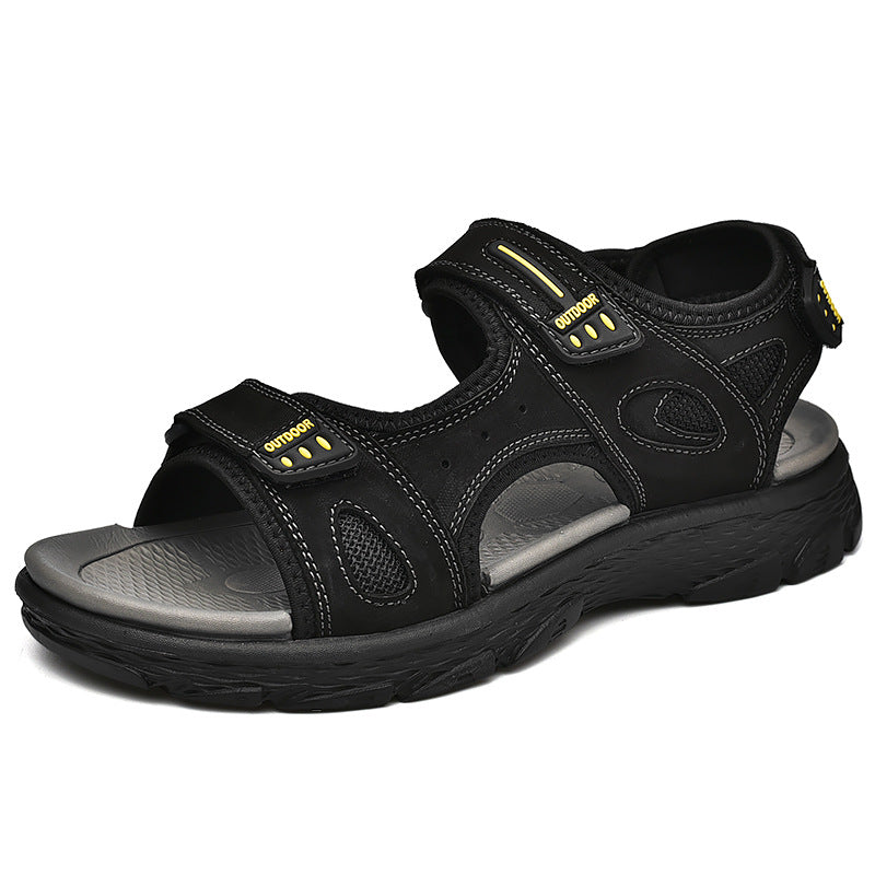Men's Anti-Slip Soft Sole Leather Sandals