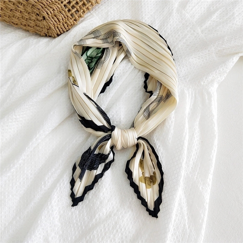 Thin Silk Small Square Scarf
