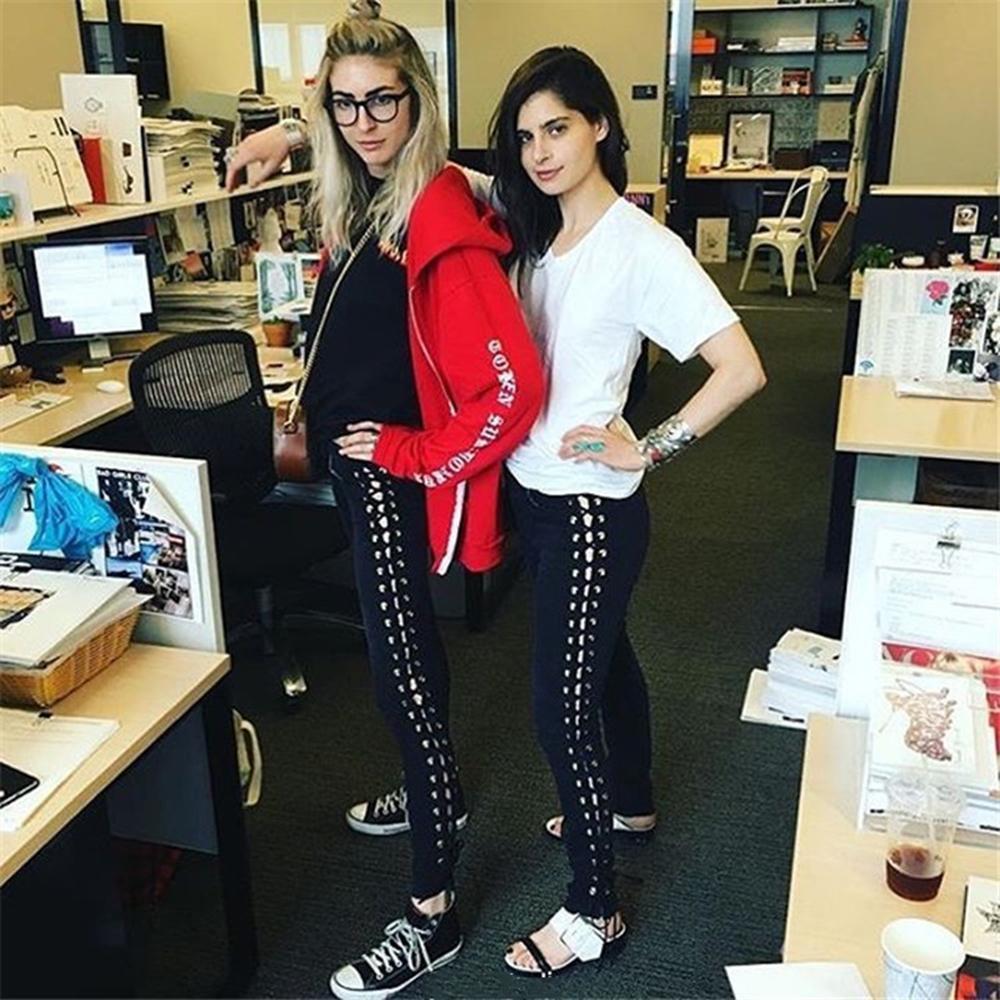 Side Laced Jeans