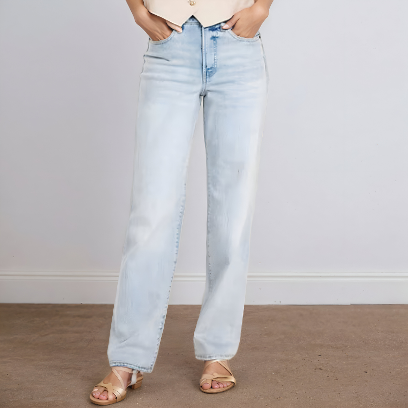 Women's High-Waisted Loose Jeans