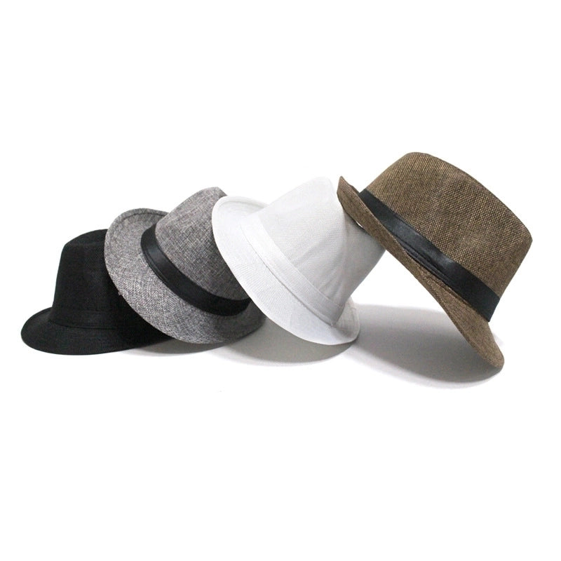 Hat Sunscreen Hat Men's Sun Hat Straw Hat Jazz Straw Hat Hot Sale