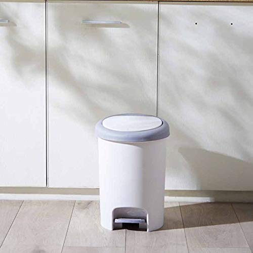 KNOKR Waste Bins. Trash Can. Step-On Lid Trash Can. For Home. Kitchen. And Bathroom Garbage