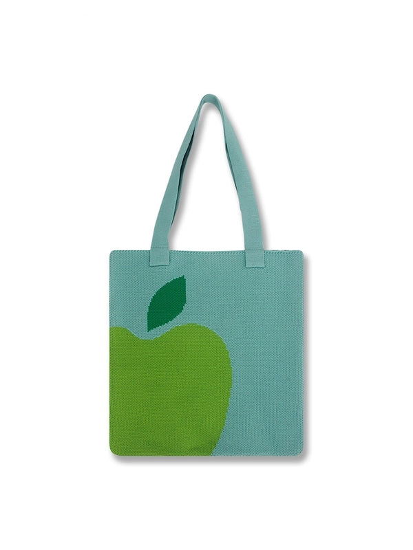 Women's Large Polyester Fruit Basic Open Tote Bag