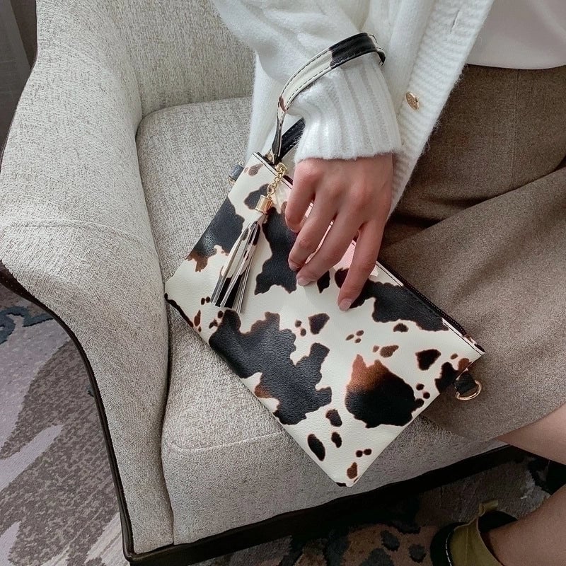 Women's Medium All Seasons Pu Leather Streetwear Square Bag