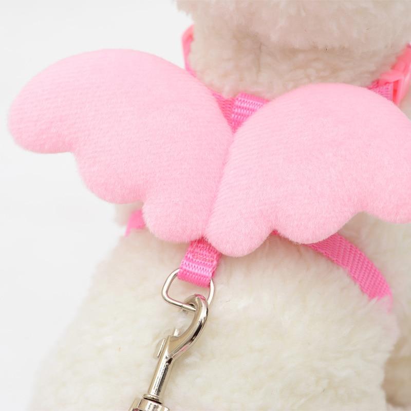 Angel Wing Dog Harness With Leash