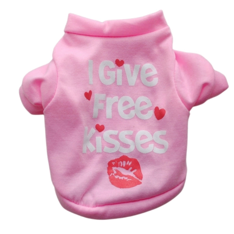 Sales Puppy Clothes Spring And Summer Short Sleeved T-shirt