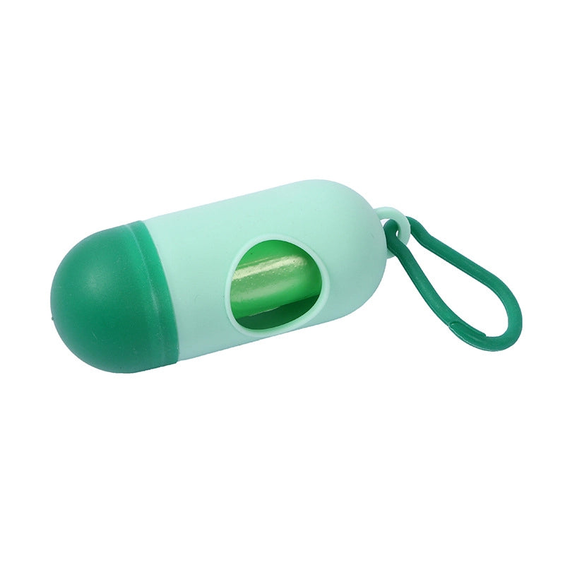 5 Pieces Minimalist Classic Style Plastic Solid Color Pet Garbage Bag