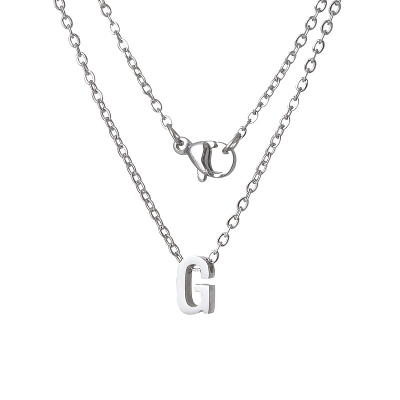 Titanium Steel Minimalist Plating Letter None Necklace