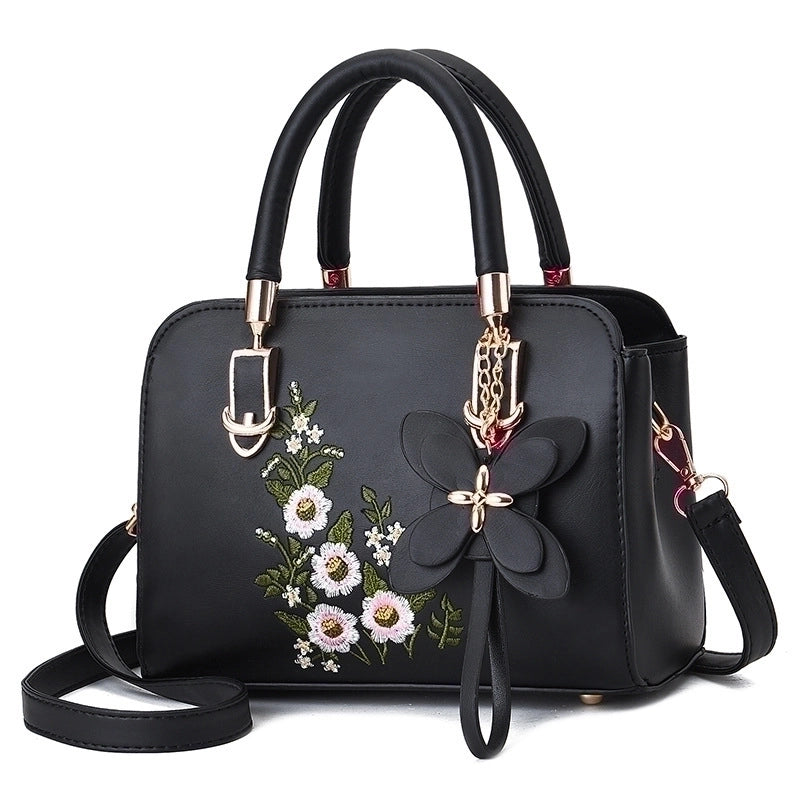 Women's Small All Seasons Pu Leather Classic Style Tote Bag