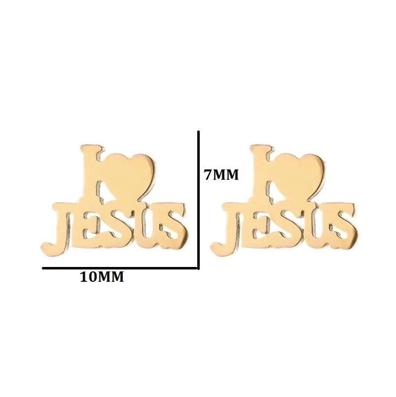 1 Pair Minimalist Heart Shape Plating 304 Stainless Steel 18K Gold Plated Earrings