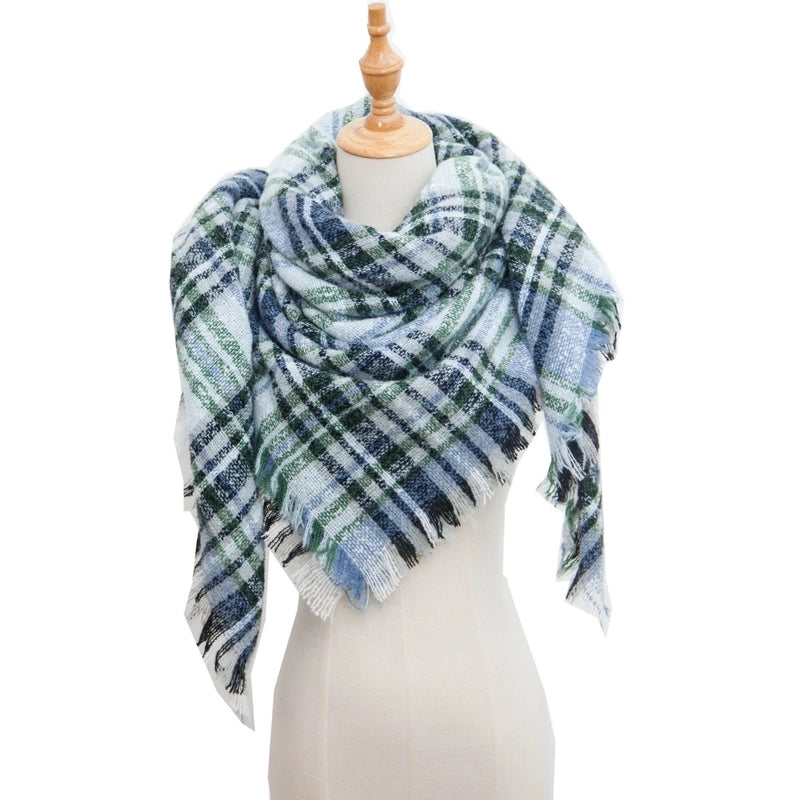 Women's Casual Lattice Polyester Scarf