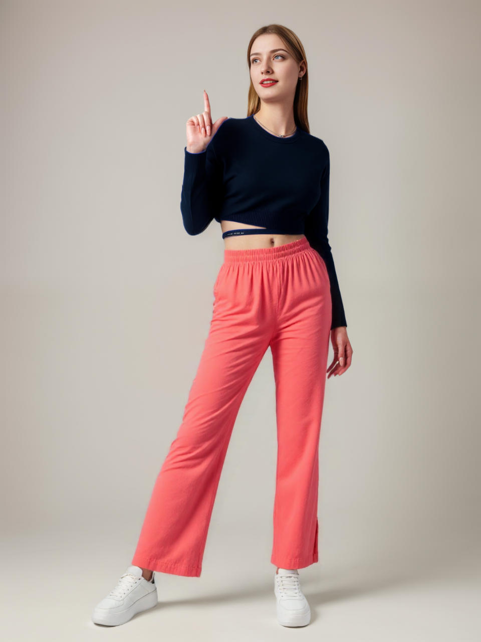 Casual Wide Length Pants For Summer