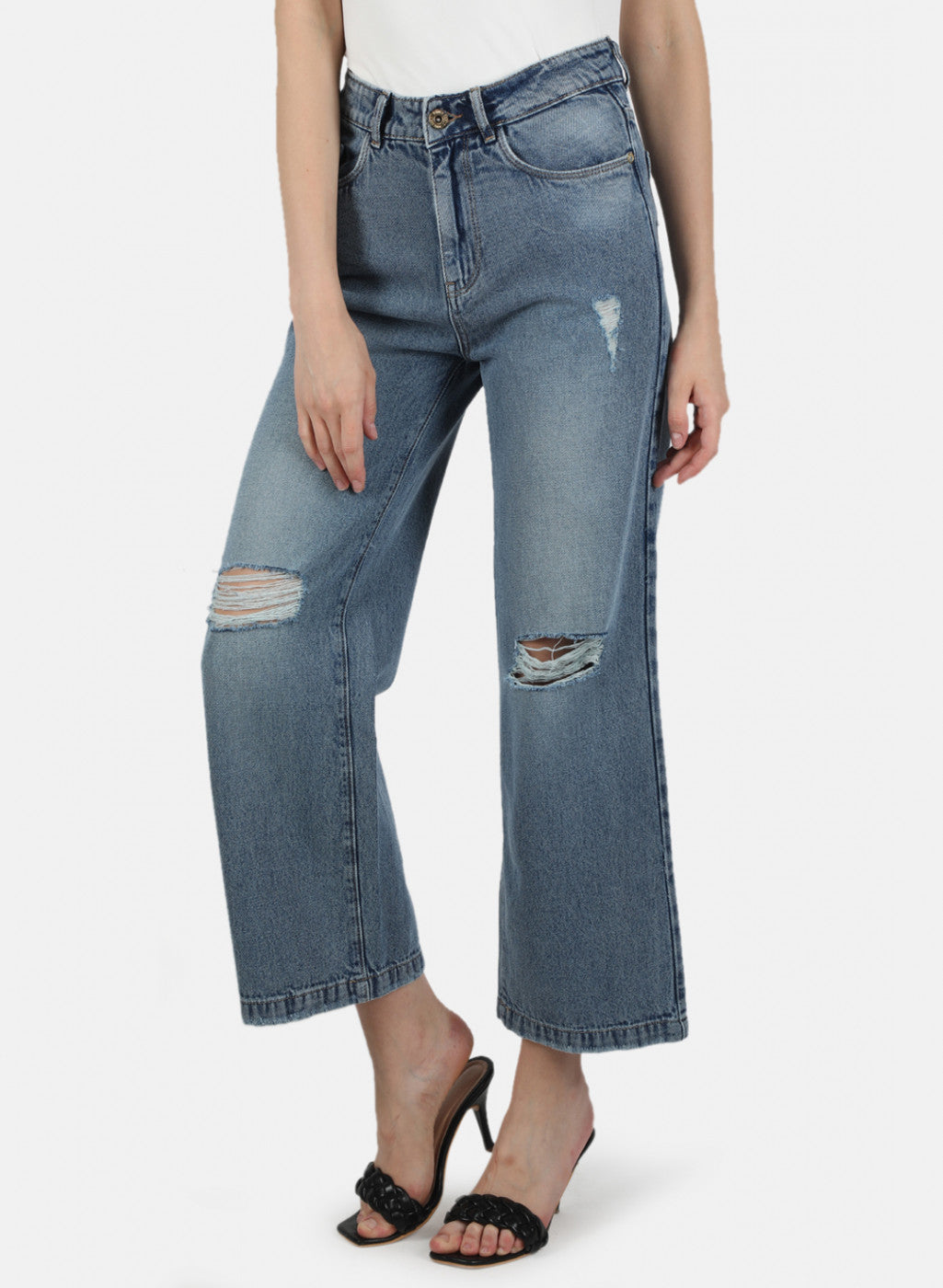 Women Blue Regular Fit Denim