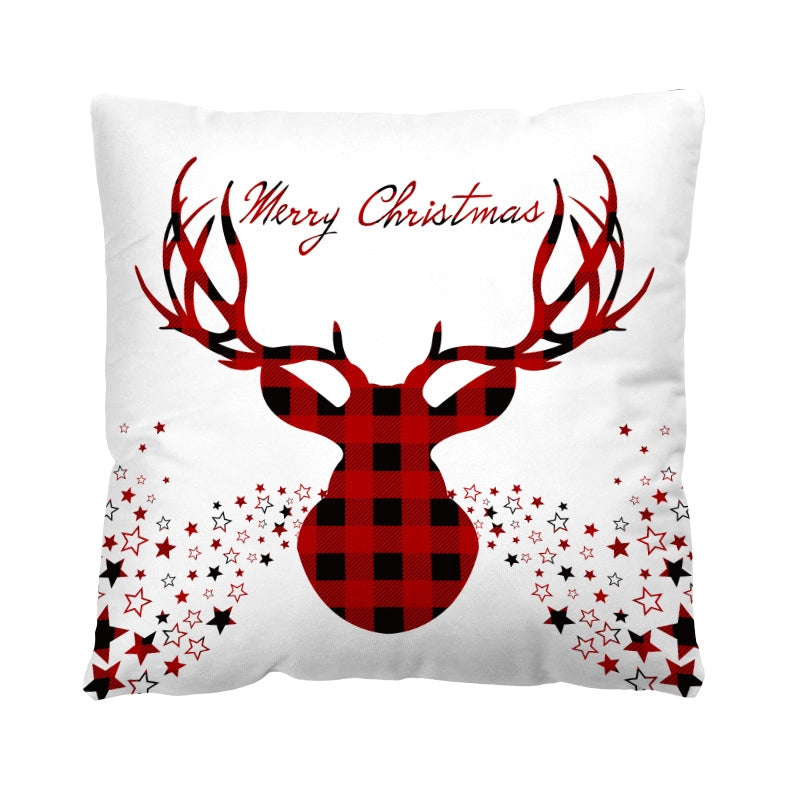 Casual Vacation Letter Short Plush Pillow Cases