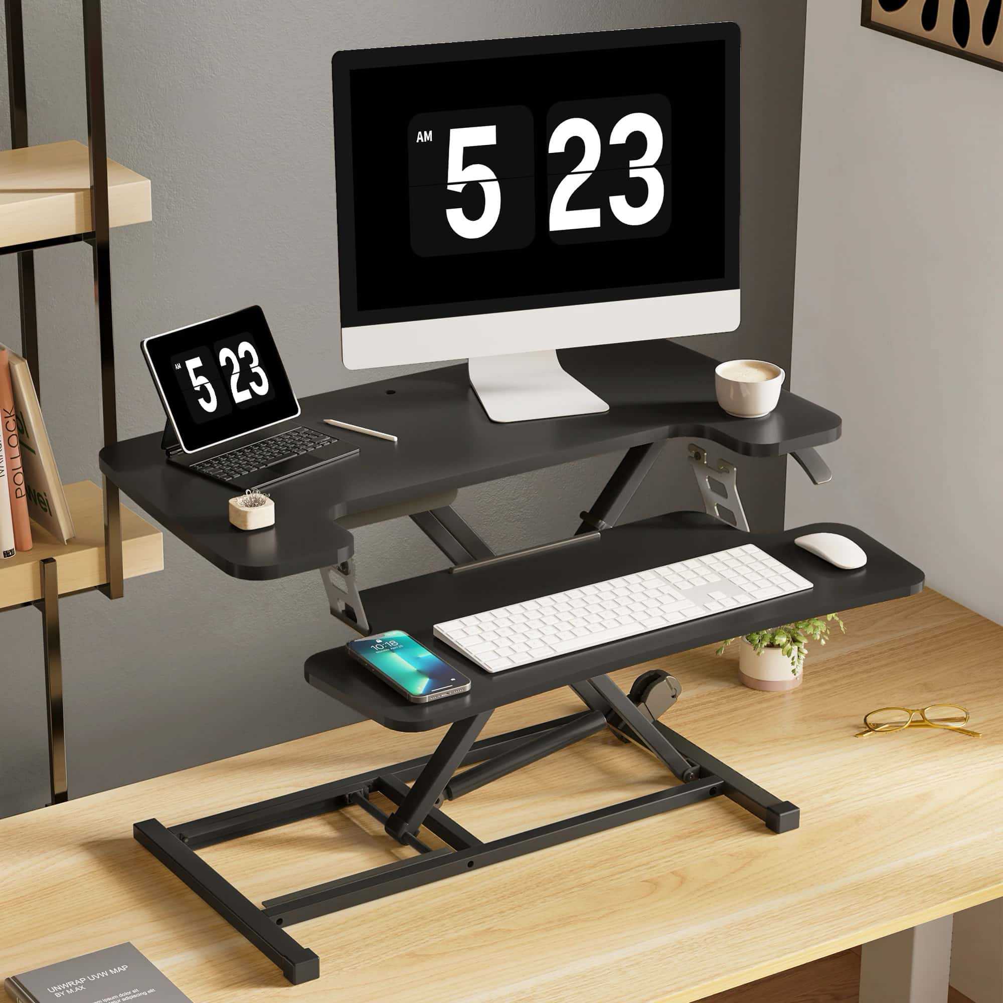 AlcoveRiser standing desk converter