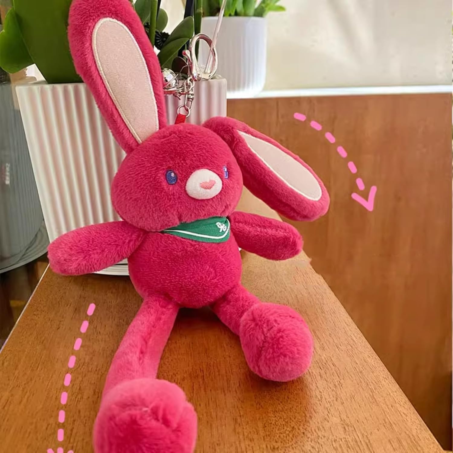 🔥Last Day Promotion 75% OFF🔥Stuffed Ear Bunny Doll Pendant🐰