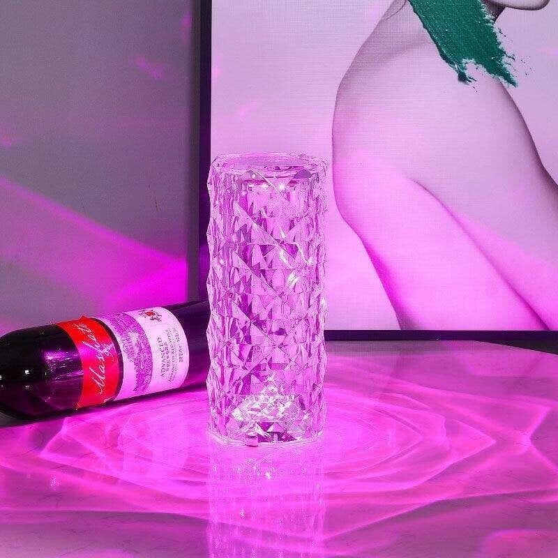 🔥 BIG SALE - 47% OFF🔥16 Colors Rose Rays Crystal Diamond Table Lamp