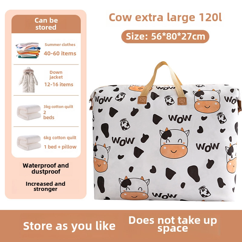 Quilt Storage Bag Clothes Finishing Bag Large Capacity Quilt Waterproof Moisture-proof Moving Bag School Bag