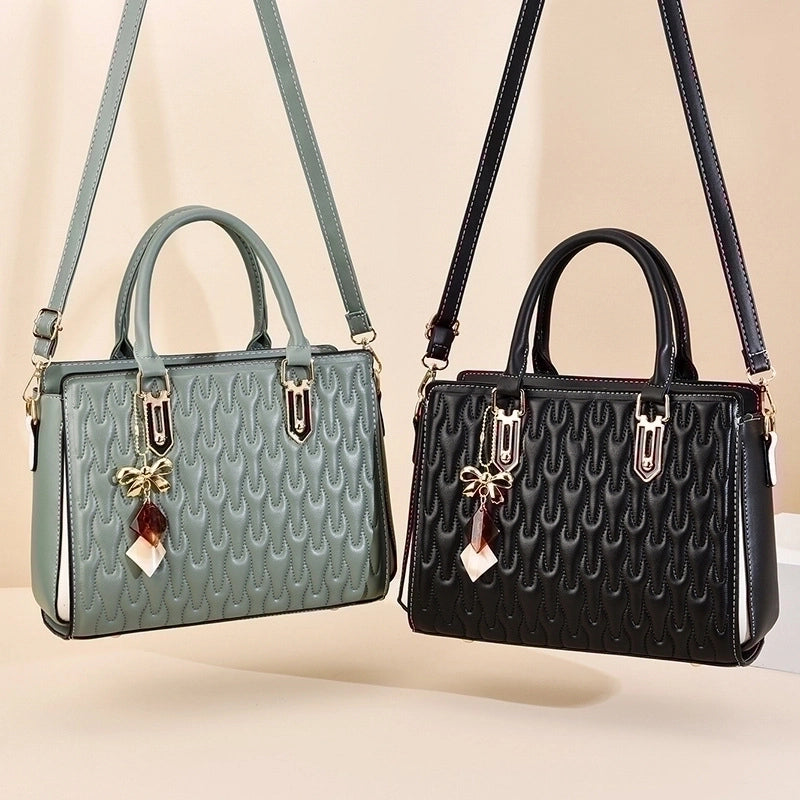 Women's Large All Seasons Pu Leather Vintage Style Handbag