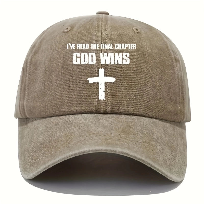 Unisex Commute Cross Letter Curved Eaves Baseball Cap
