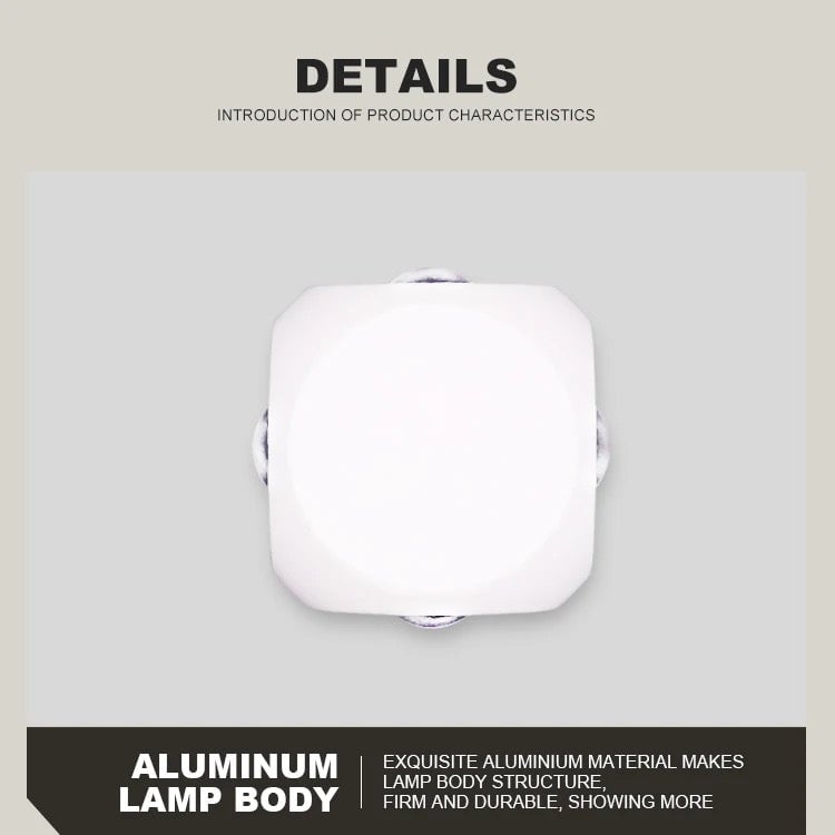 Modern Black LED Wall Light - Round Design