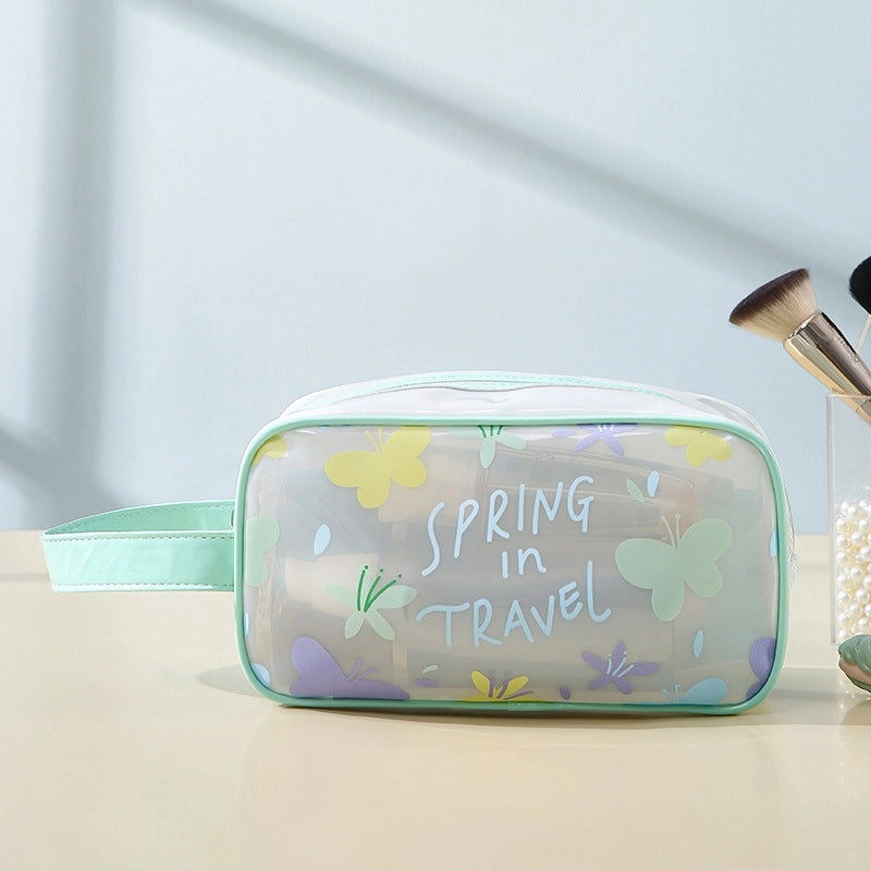 Letter Flower Butterfly PVC Storage Bag