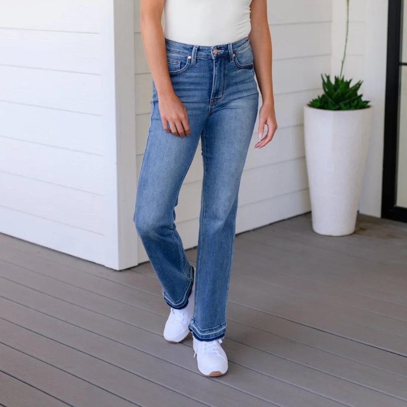 High Rise Tummy Control  Bootcut Jeans