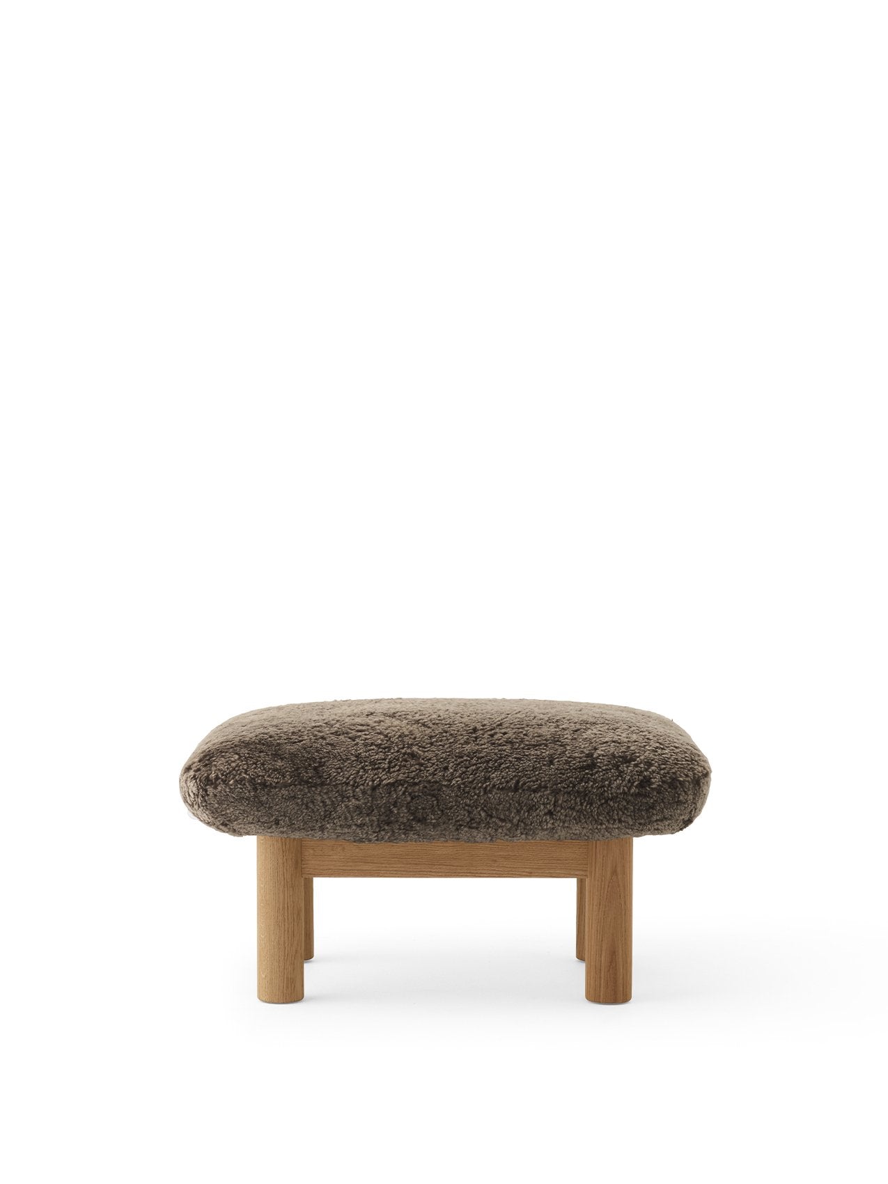 Brasilia Ottoman. Sheepskin