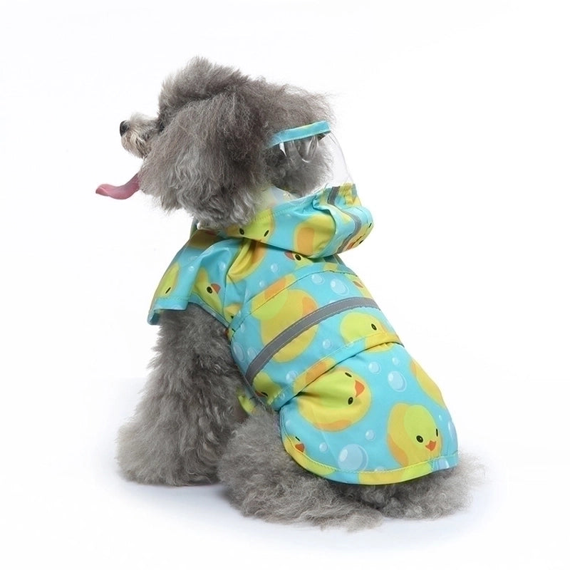 Supply Bath Duck Dog Raincoat Poncho Pet Raincoat Yellow Duck Bee Pet Poncho